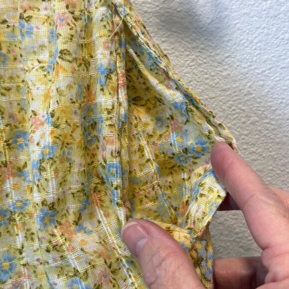 American Eagle Y2K VTG Yellow Skort Womens Small drawstring Skirt Feminine Fairy - Picture 3 of 9